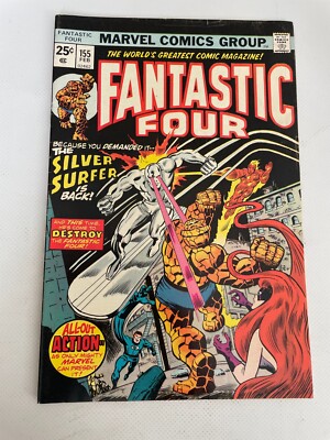 Fantastic Four # 155 FN Marvel Silver Age Comic Book Dr. Doom 27 LI3