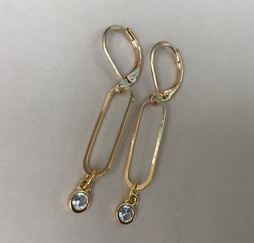 NEW HANDCRAFTED SUNDANCE CHARM LINK EARRINGS HANDMADE ARTISAN SIMPLE JEWELRY - Picture 6 of 10