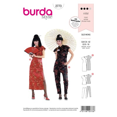 Burda Style Schnittmuster - Fasching - Suzi Wong - China Lady - Nr. 2773