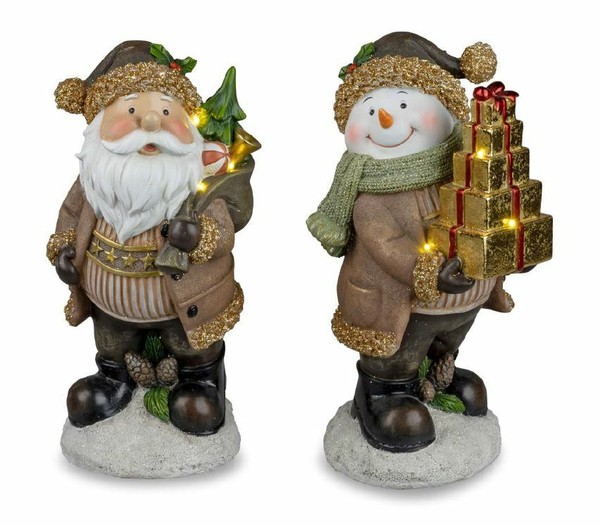 Formano Weihnachtsfiguren Mit Led-Licht + Timer 27Cm Aus Kunststein 747099-image