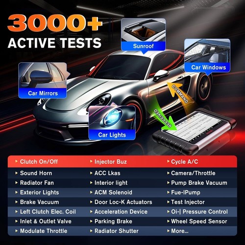 2025 Autel MaxiCom MK808BT Pro Car Diagnostic Tool Full System Scanner MK808K-BT - Picture 6 of 13