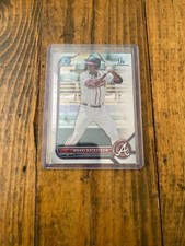 2022 Bowman Chrome Mahki Backstrom 1st Bowman Rookie Card Atlanta Braves