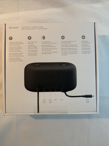 Microsoft Audio Dock - Matte Black (IVF-00001) - 第 3/7 張圖片