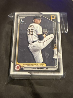 (50) 2024 Bowman Draft BD-3 JOSH HARTLE Pirates 50 Card Lot 1st Bowman Paper