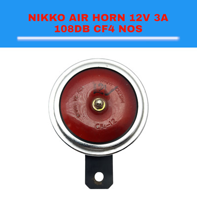 vintage an・an no.12 Vintage Car Nikko Air Horn 12V 3A 108DB CF4-12 NOS Made In Japan