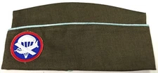 WWII US AIRBORNE PARATROOPER PX OVERSEAS CAP, MID WAR- LARGE