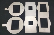 OMEGA D SERIES 9x12cm & BESELER GLASS LESS NEGATIVE CARRIER FOR 45M ENLARGERS