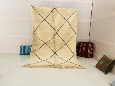 Marokkanischer Berberteppich - Beni Ourain Rug - Morrocan Berber Rug - Marokk...