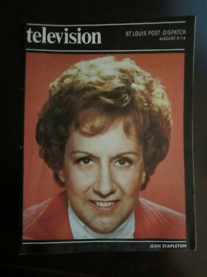 St Louis Post Dispatch TV Guide August 1976 Jean Stapleton Edith All in Family