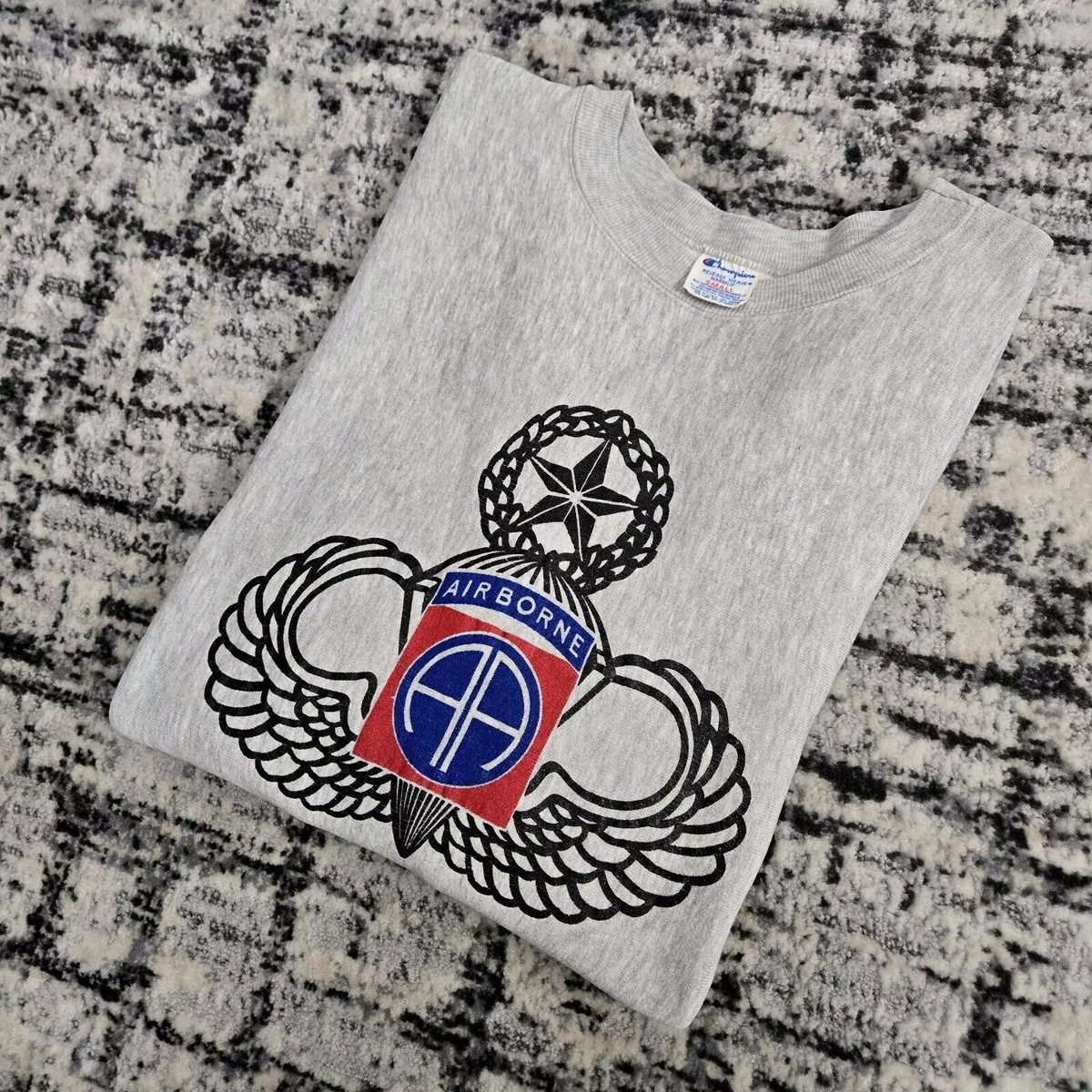 Vtg 80s Champion Reverse Weave Sweatshirt US Army Airborne Vtg 80s Champion Reverse Weave Sweatshirt US Army Airborne