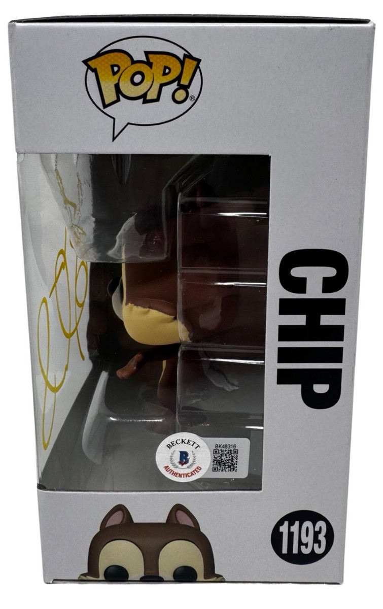 John Mulaney Signed Funko Pop Chip 'n Dale: Rescue Rangers Disney
