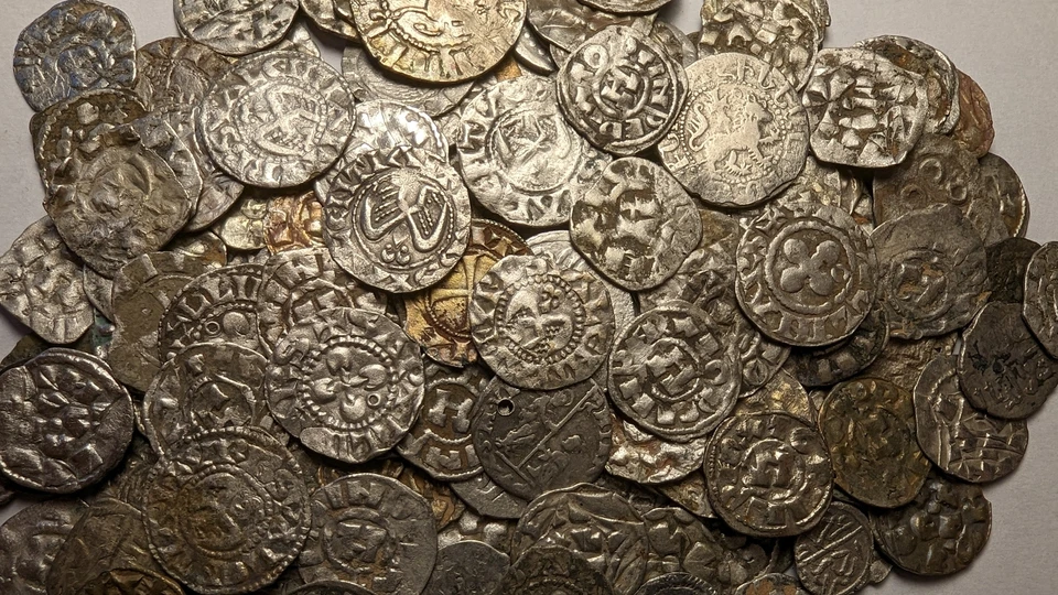 Italy, Crusaders. 3 x Medieval Silver Coins. ~900-1200AD Lucca & Venice - image 3 of 4