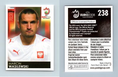 Marcin Wasilewski - Polska #238 UEFA Euro 2008 Panini Sticker