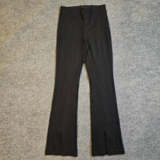J Crew Pants Womens Small Black Flare Mario Belluci Italy Ponte Zipper Career