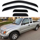 Tape-on Window Visor Rain Guards Vent Shade For 95-04 Toyota Tacoma Extended Cab