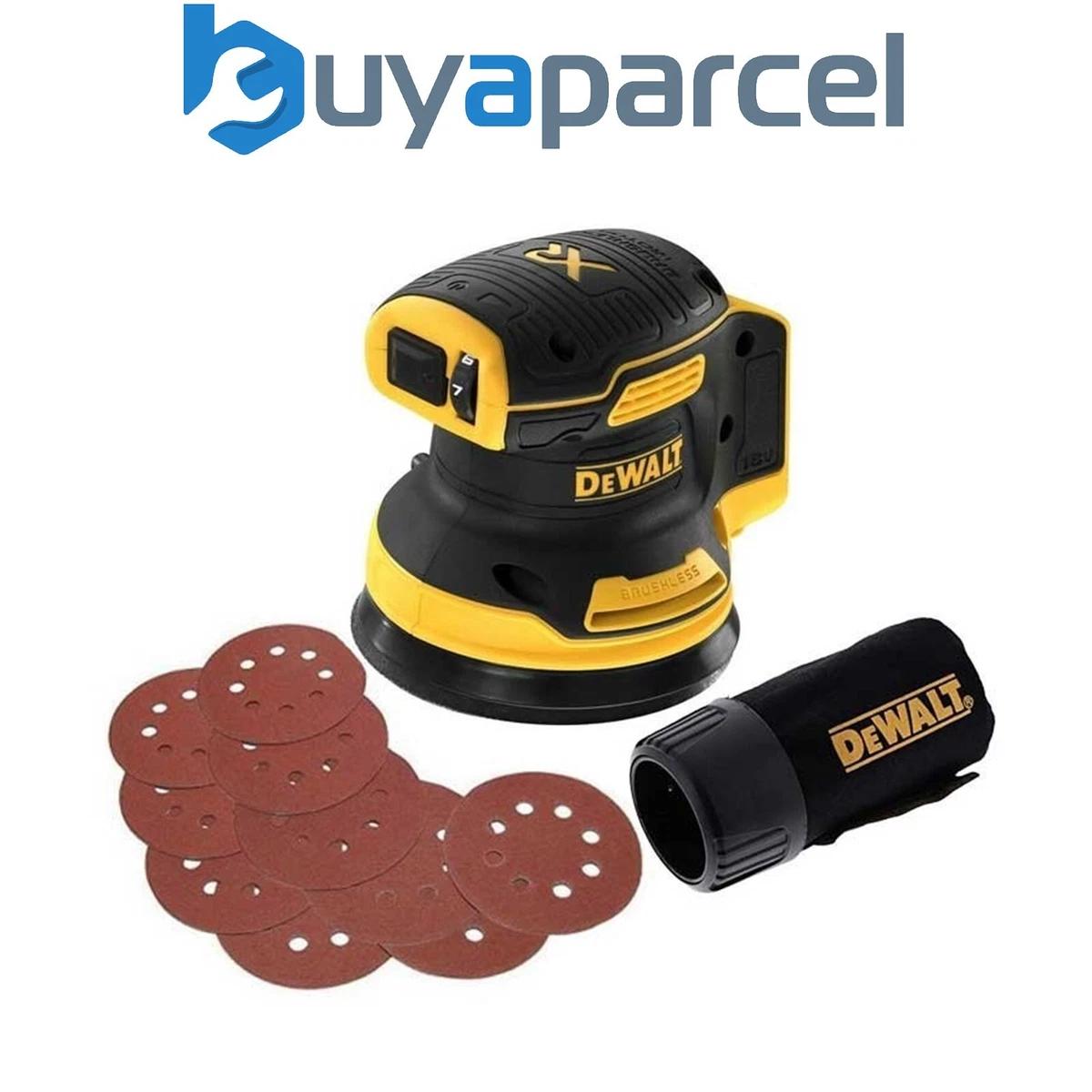 Dewalt DCW210N Cordless Brushless 18v XR Random Orbital Sander