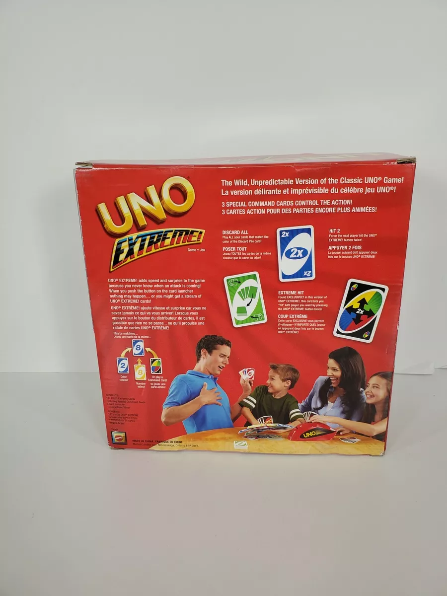 NEW - Sealed Uno Extreme Attack Electronic Game Card Shooter Portable