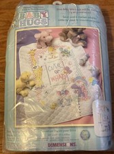 DIMENSIONS Baby 2001  Cute Or What   Quilt Stamped 34  x 43  Cross Stitch Kit