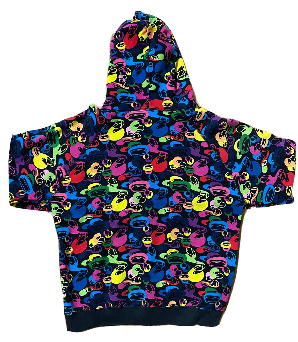 Bape multicolor hoodie sale