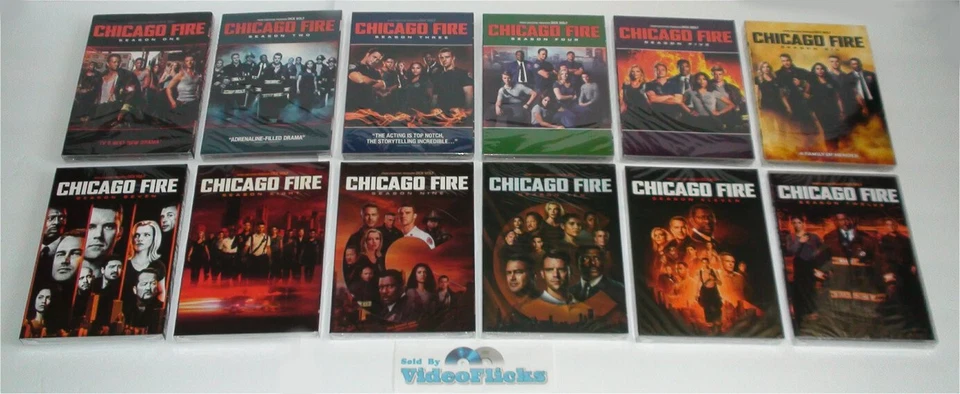 Chicago Fire Complete Seasons 1-12 Series 63-Disc DVD Set New - Image 2 of 3