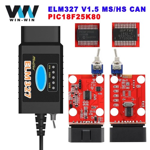 ELM327 pour lecteur de code Mazda Obd2 scanner de diagnostic de voiture ELM 327 V1 5 outil automatique - Photo 1 sur 23