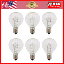 20 Watt Wax Melt Warmer Light Bulbs for Scentsy Mid-Size Wax Warmer 6Packs