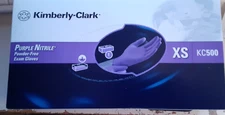 KIMBERLY CLARK PURPLE NITRILE GLOVES/XS/KC500 (1Box of 100) 55080
