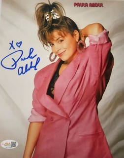Paula Abdul 8x10 Signed Photo JSA Certified Autograph