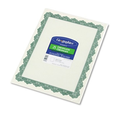GEO39452 - Parchment Paper Certificates
