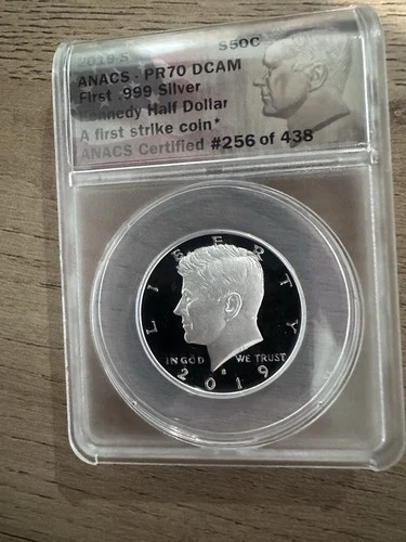 🔥2019-S Kennedy Half Dollar 50c Silver Proof NGC PF70 DCAM .999🔥 Set Of Two!