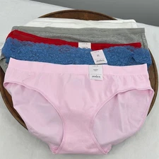 Auden Deal Worthy Underwear Wm Large (12-14) Variety 5 Pairs Bikini Granny