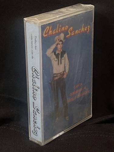 chalino sanchez cassette Blanco Muy Raro Canta Corridos Al Estilo Culiacan 1988 - Picture 2 of 8