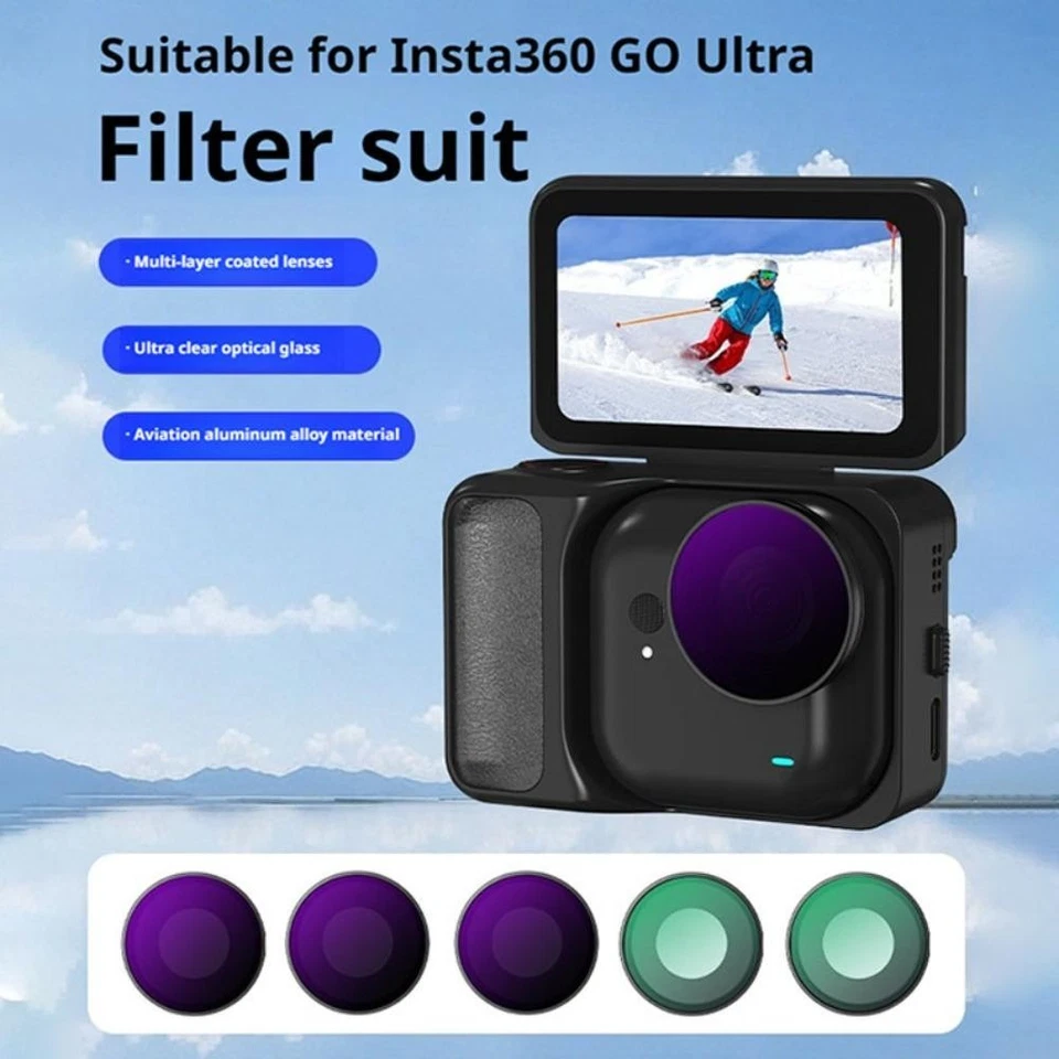 for Insta360 Go Ultra Filter UV Protection Filter CPL Polarizing Filter T1K2 - Image 4 of 4