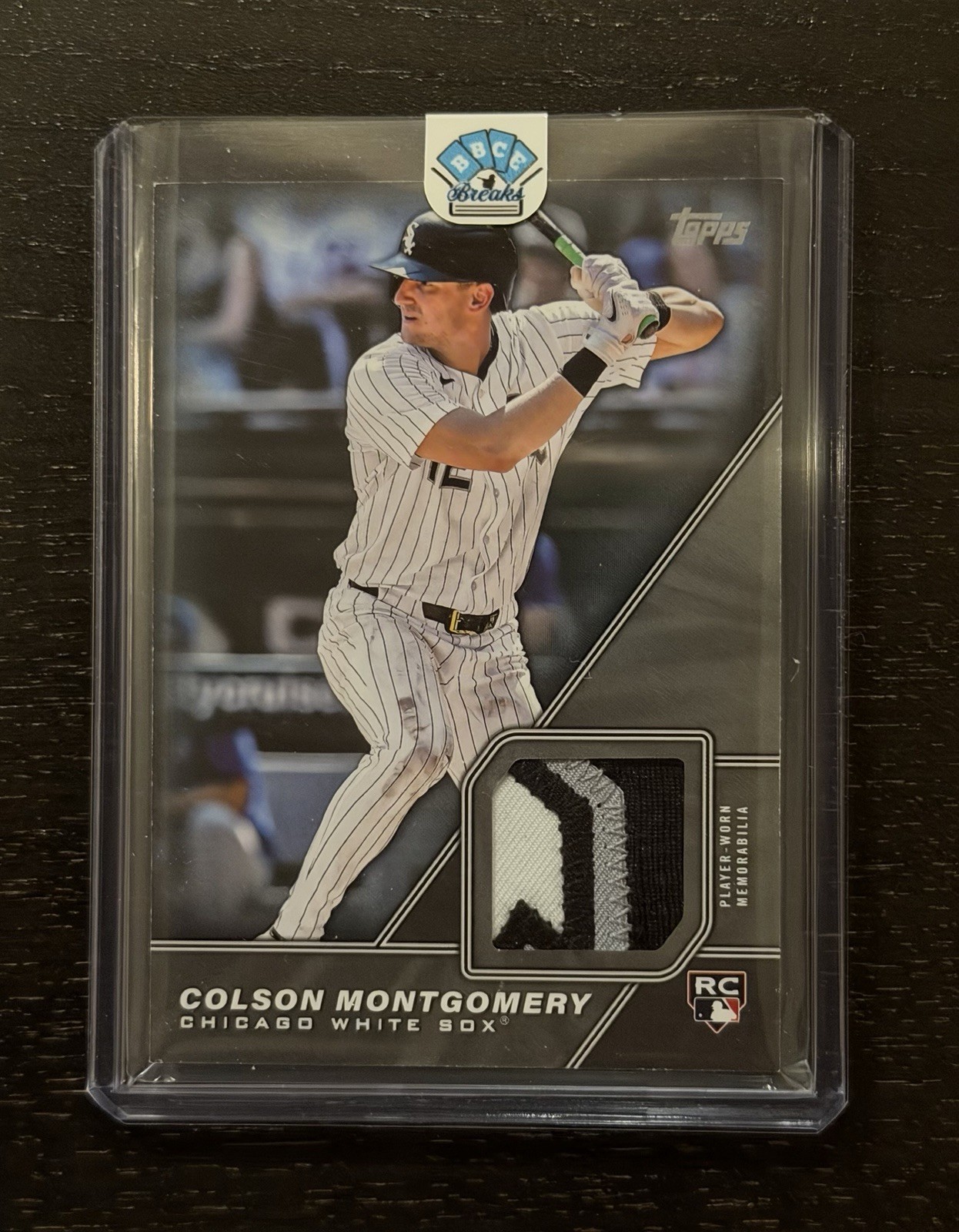 2026 Topps Series 1 COLSON MONTGOMERY Black 02/10 Major League Material Relic