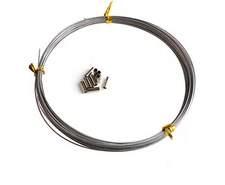 32ft Stailess Fishing Wire Leader Line with 20 Crimps Kit Offshore Saltwater