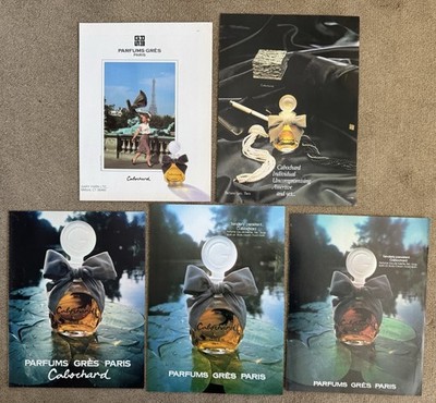5x Madame Gres Cabochard 1980s Perfume Ads Magazine Clippings