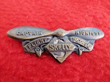 1930s CAPTAIN MIDNIGHT PROPELLER PIN, - FLIGHT PATROL - SKELLY OIL