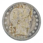 BETTER 1896 Liberty Barber 90% Silver US Quarter *091