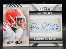 2020 SAGE HIT Raymond Calais Black Rookie Auto - Louisiana-Lafayette
