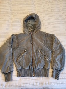 DANZA sz XS coat bomber jacket puffer fit girl 10-12 b2