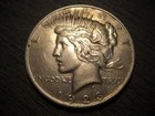 1923 Peace Silver Dollar US Coin No Mint Mark