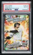 2024 Topps Series 1 Home Run Challenge Code Card Juan Soto #HRC-20 PSA 8 12hl