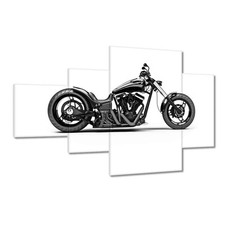 Quadro su tela quadro da parete canvas print chopper moto n. H890_PC