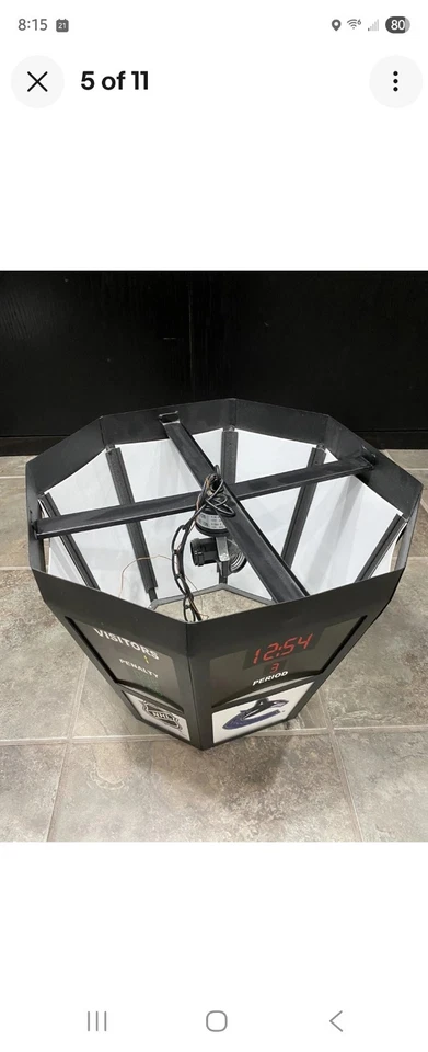 Luz de cueva Vancouver Canucks Arena Jumbotron Foto 4 de 4