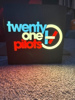 Twenty One Pilots 3D Custom Printed lightbox