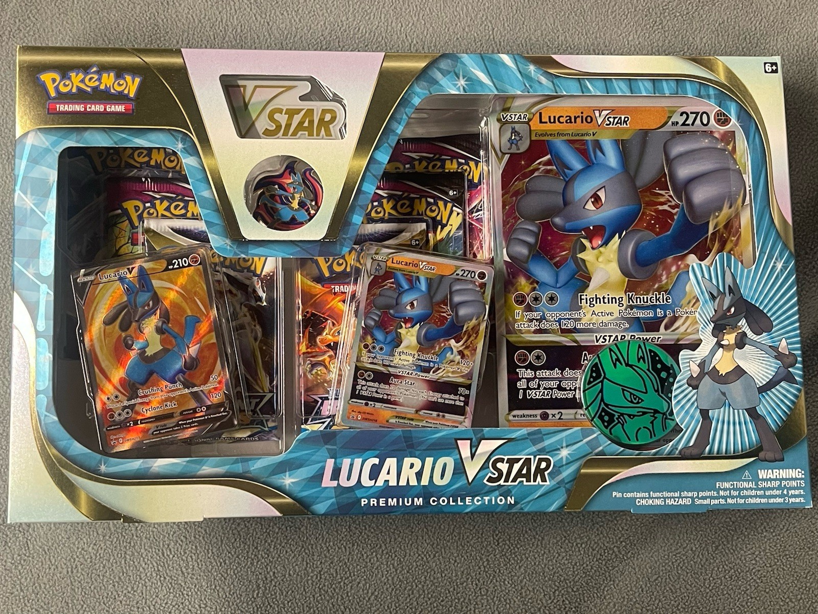Pokemon TCG Lucario VSTAR Premium Collection (290-85124)