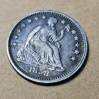 1858-O Seated Liberty Silver Half Dime - Fine (F-12) - Crisp Details O Mint Mark