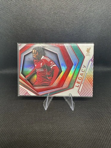 2024-25 Futera FX Rio Ngumoha Liverpool FC LEGACY #2 /9 Red SSP Rookie