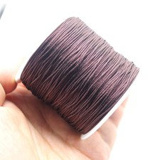 110 Yards Brown String Nylon Chinese Knotting Cord Jewelry Beading String 0.8mm