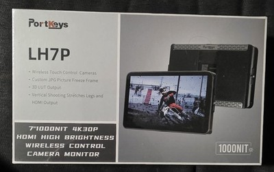 Portkeys LH7P 7 inch Touchscreen Wireless Camera Monitor - 1000 NIT - BRAND NEW